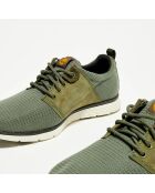 Sneakers en Cuir & Textile Oxford Killington kaki